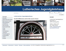 Tablet Screenshot of lutherisches-jugendgaestehaus.de